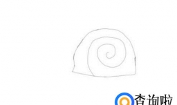 蜗牛简笔画怎么画？看这几步一学就会