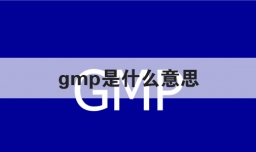 gmp是什么意思