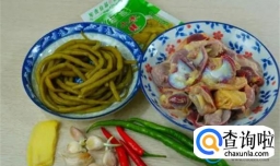 酸豆角炒鸡杂的家庭做法，配方和步骤全分享，厨房小白也能学会！