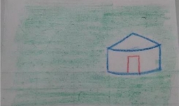 草原上的蒙古包手绘画法