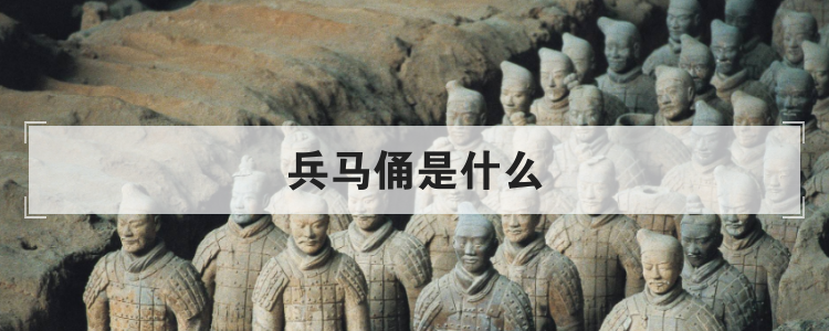 兵马俑是什么
