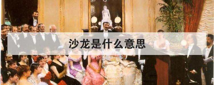 沙龙是什么意思