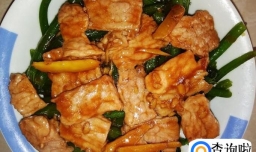 南瓜苗炒肉片的做法