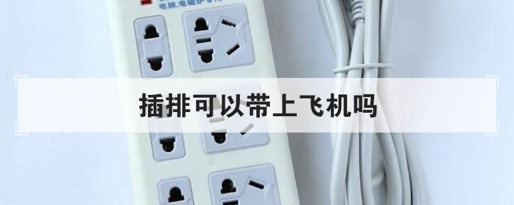 插排可以带上飞机吗