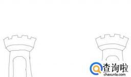 迪士尼城堡怎么画