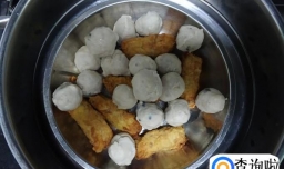 香菇丸腐竹卷炒茭白怎么做