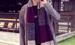 男士怎样围围巾