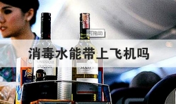 消毒水能带上飞机吗