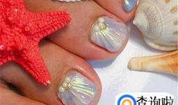 夏季脚美甲图片大全