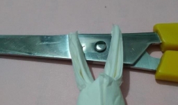 叠小兔子餐巾纸