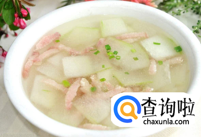 冬瓜汤功效