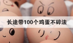 长途带100个鸡蛋不碎法