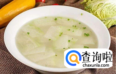 冬瓜汤功效