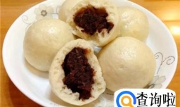 自制豆沙馅的豆沙包