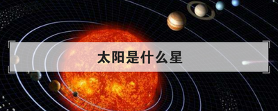 太阳是什么星