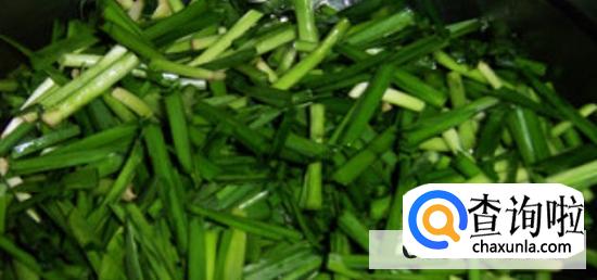 韭菜炒鸡蛋的做法br