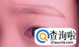 超简单的新手画眉方法