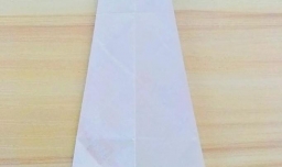 纸领带的新折法