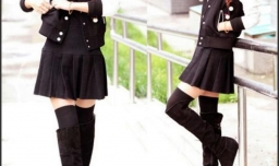 过膝靴怎么搭配