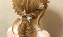 唯美森系发饰的编法