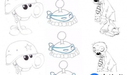 植物大战僵尸简笔画