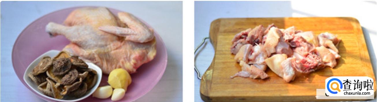 香菇炖鸡的做法