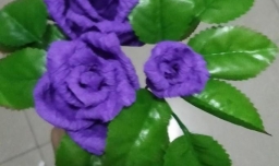 dry皱纹纸玫瑰花的制作