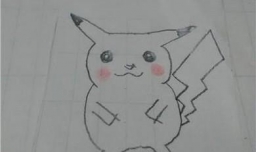 画皮卡丘的简单画法