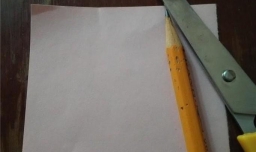 剪纸---六折春暖花开的折剪方法