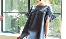 大肚子女生怎么穿衣