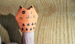 如何折一只猫咪手偶