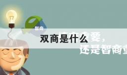 双商是什么