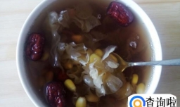 清甜爽润的雪耳嫩甜玉米糖水的做法