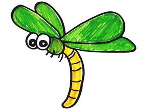 蜻蜓简笔画