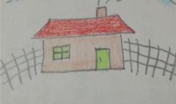 家乡小屋的简单画法