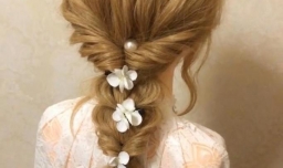 森系沙滩发饰的编发