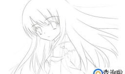 卡通人物简笔画美少女怎么画？