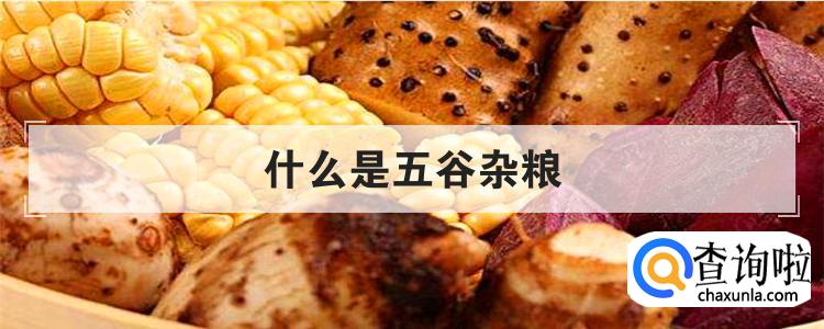 什么是五谷杂粮