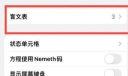 iPhone14怎样添加盲文表
