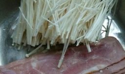 蒸培根金针菇卷的做法