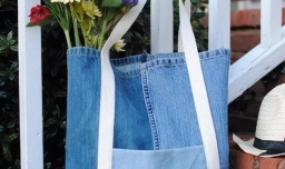 旧牛仔DIY环保袋