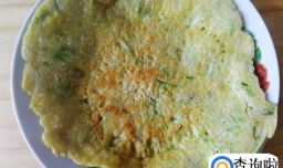 小米鸡蛋香葱饼的做法