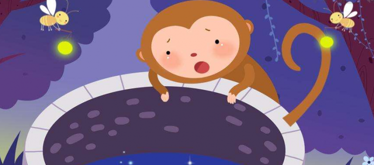 猴子捞月亮的故事主要讲了什么