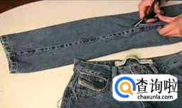 废物利用之用旧牛仔裤制作手工脚垫