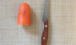 胡萝卜制作简单而又漂亮的花