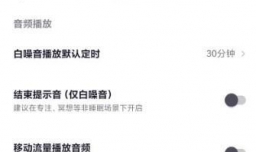 小睡眠App如何整白噪音默认播放时长