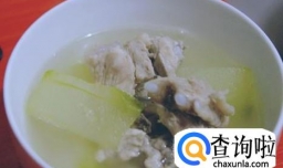 排骨炖冬瓜怎么做