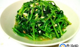 蒜蓉菠菜的家常做法