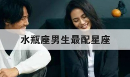 水瓶座男生最配星座