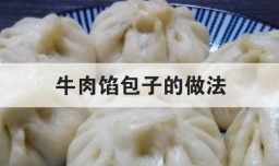 牛肉馅包子的做法